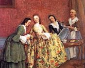 彼得罗 隆吉 : The Venetian Lady's Morning